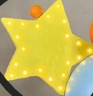 Yellow LED Star