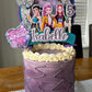 Custom Kpop Demon Hunters Cake Topper / Handmade / Shaker / Name and Age