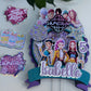 Custom Kpop Demon Hunters Cake Topper / Handmade / Shaker / Name and Age