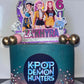 Custom 3D Layered Kpop Demon Hunters Cake Topper /Any name and age