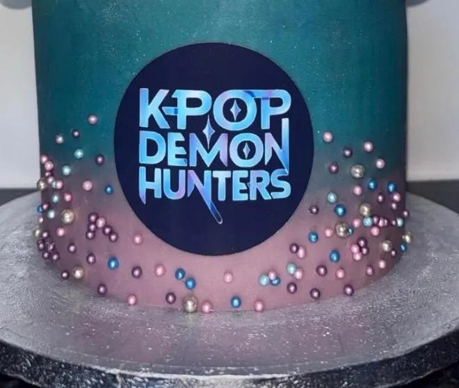 Custom 3D Layered Kpop Demon Hunters Cake Topper /Any name and age