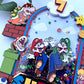 Personalised  Super Mario Birthday Cake Topper / Shaker Cake Topper / LED Light Cake topper