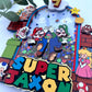 Personalised  Super Mario Birthday Cake Topper / Shaker Cake Topper / LED Light Cake topper