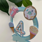 Personalised Ice Cream Number Cake topper / Name and Age / Layered / 3D