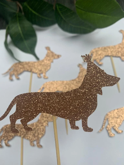 Dachshund clearance cupcake toppers